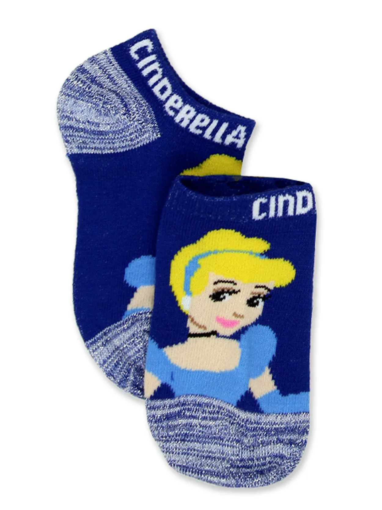 Disney Princess No Show Socks 5-Pack