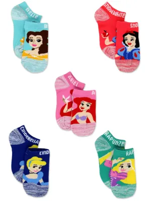 Disney Princess No Show Socks 5-Pack