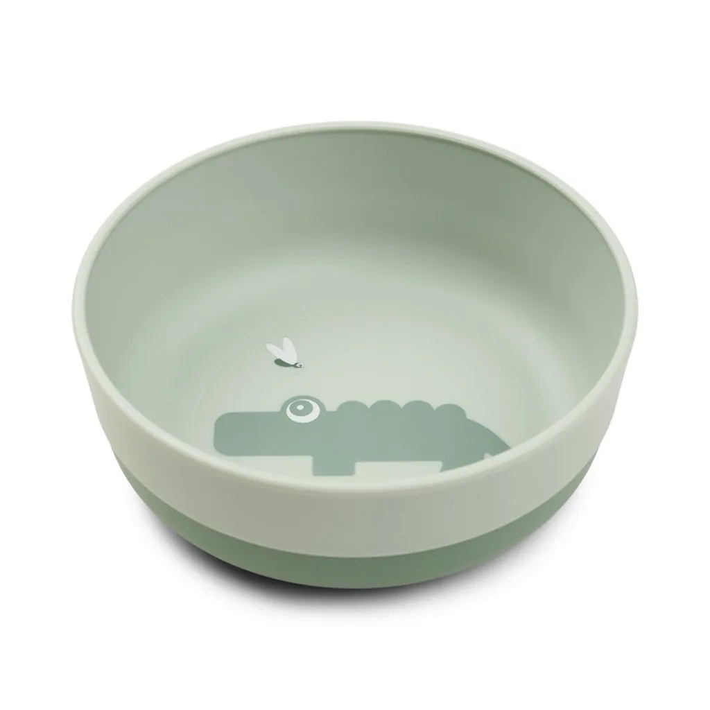 DONE BY DEER Foodie Bowl Croco Green