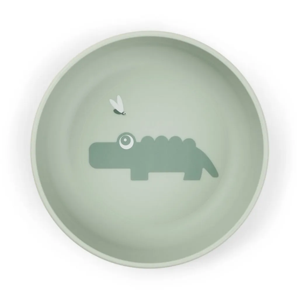 DONE BY DEER Foodie Bowl Croco Green