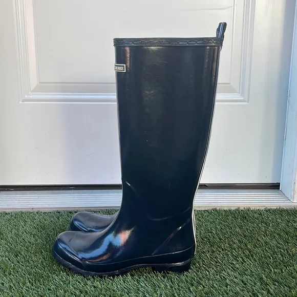 Dooney &amp; Bourke Rain Boots Navy Blue