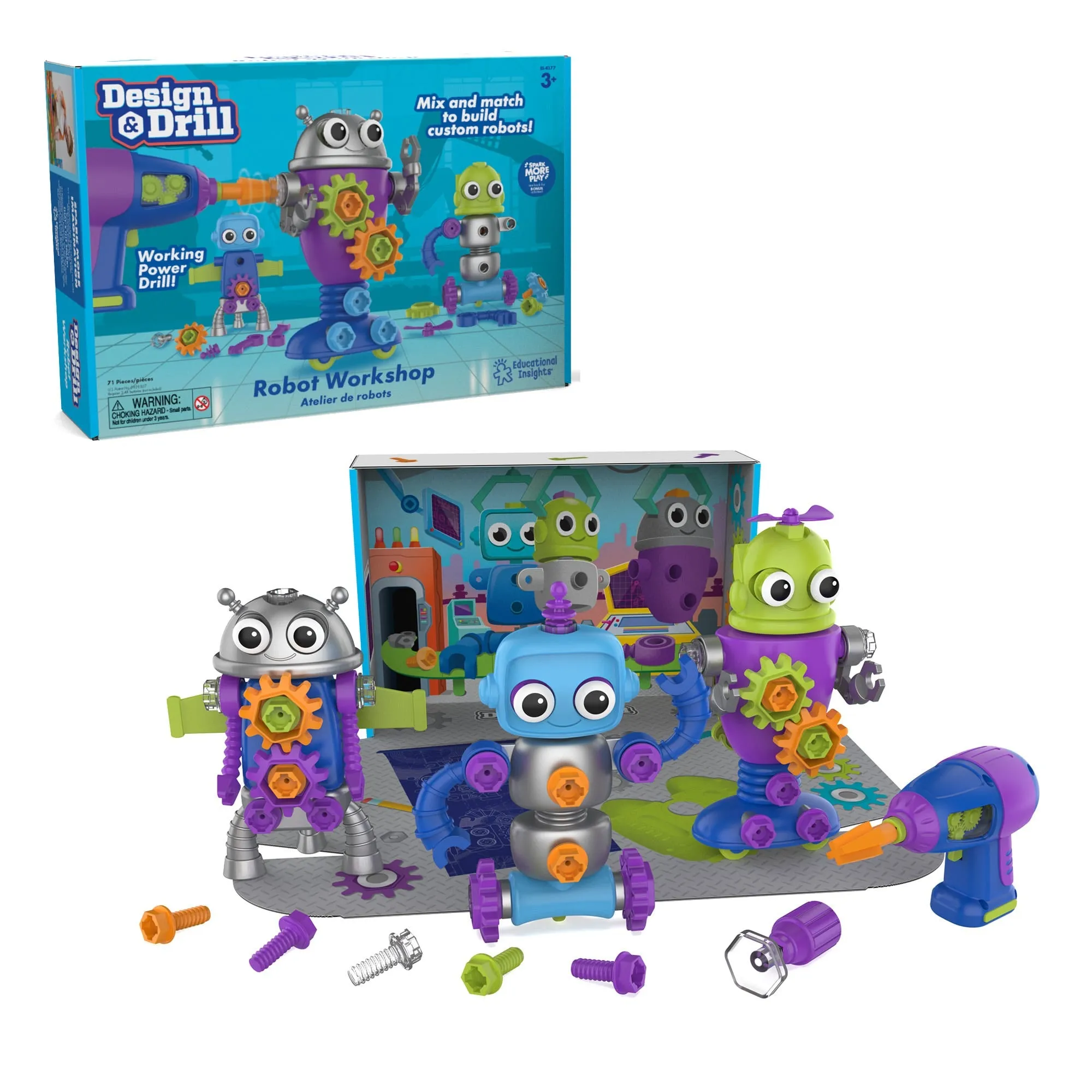 Educational Insights Design & Drill® Robot Workshop