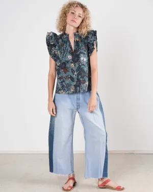 elena top - rainforest rain