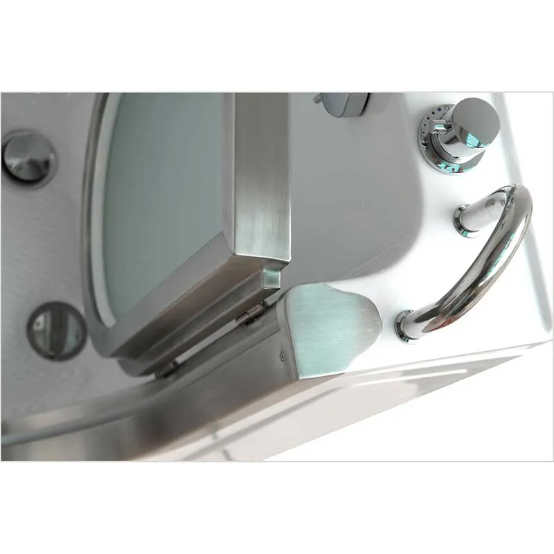Ella's Bubbles 9305 Deluxe Acrylic Dual Massage Walk-In Tub