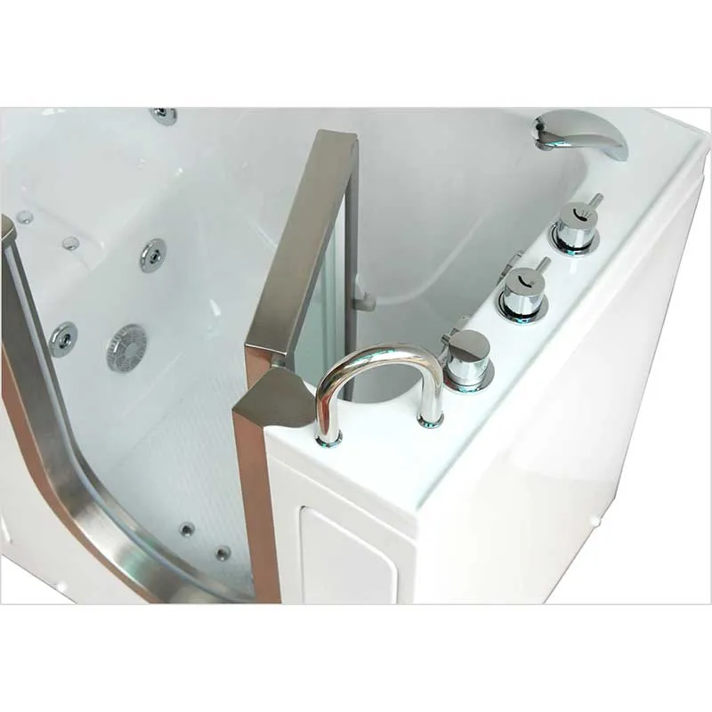 Ella's Bubbles 9305 Deluxe Acrylic Dual Massage Walk-In Tub