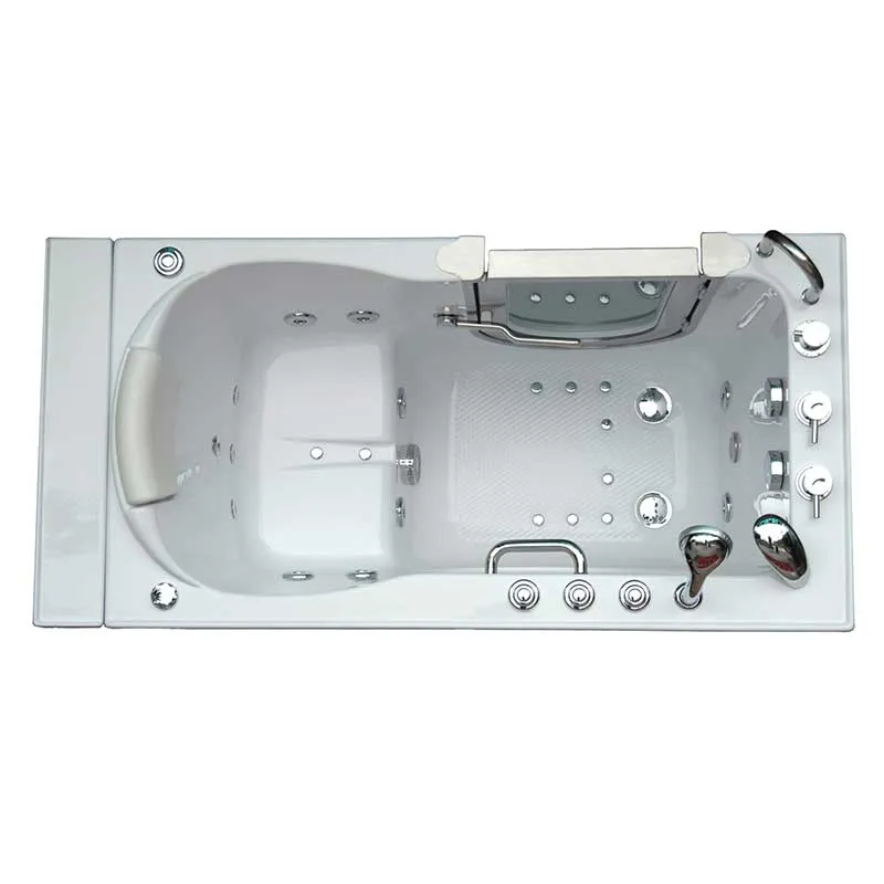 Ella's Bubbles 9305 Deluxe Acrylic Dual Massage Walk-In Tub
