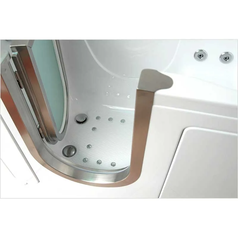 Ella's Bubbles 9305 Deluxe Acrylic Dual Massage Walk-In Tub