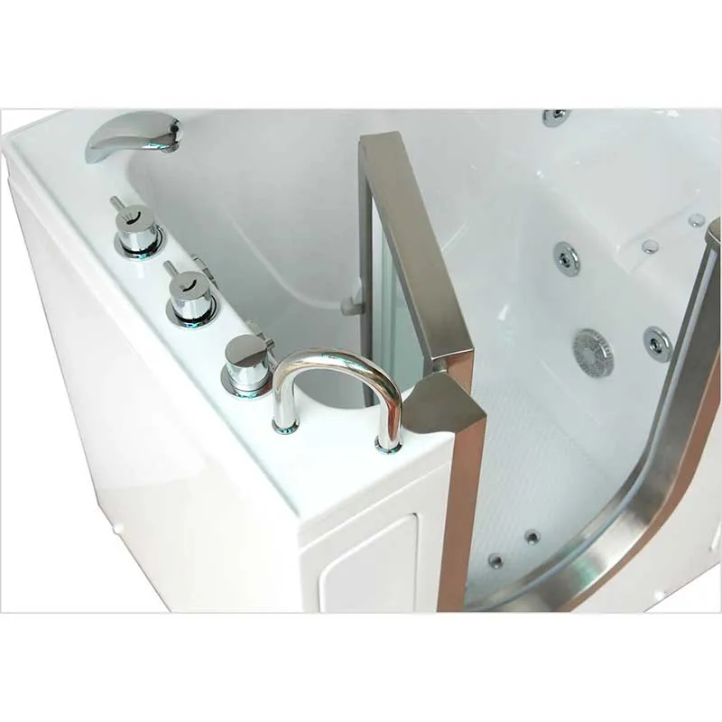 Ella's Bubbles 9305 Deluxe Acrylic Dual Massage Walk-In Tub
