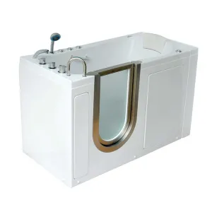 Ella's Bubbles 9305 Deluxe Acrylic Dual Massage Walk-In Tub