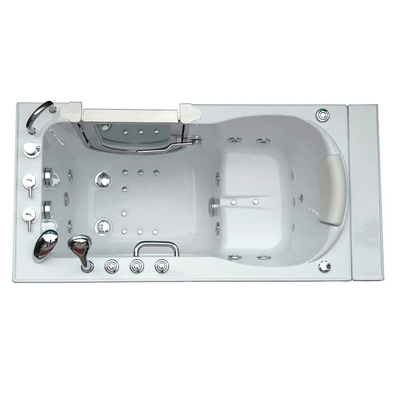 Ella's Bubbles 9305 Deluxe Acrylic Dual Massage Walk-In Tub