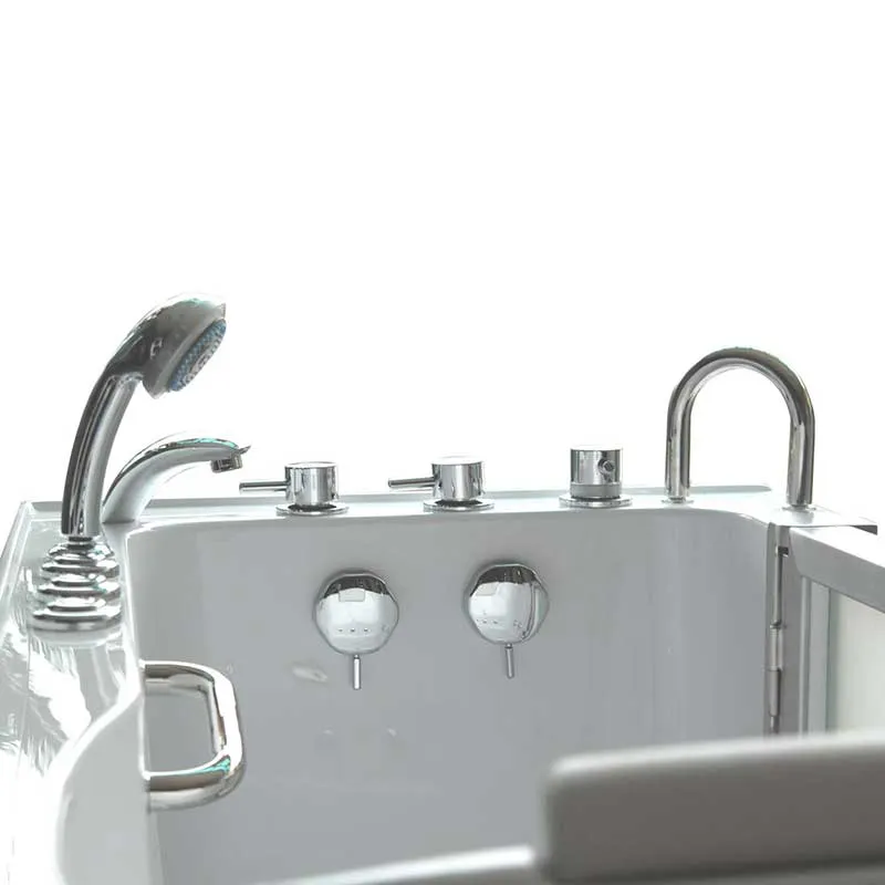 Ella's Bubbles 9305 Deluxe Acrylic Dual Massage Walk-In Tub