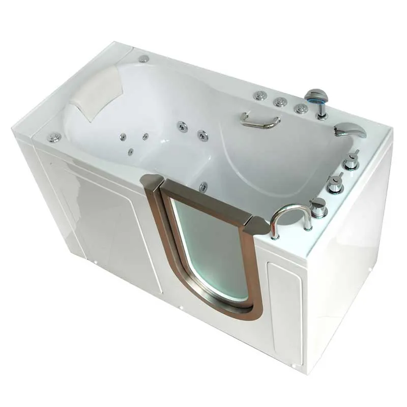 Ella's Bubbles 9305 Deluxe Acrylic Dual Massage Walk-In Tub
