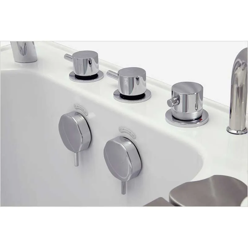 Ella's Bubbles 9305 Deluxe Acrylic Dual Massage Walk-In Tub