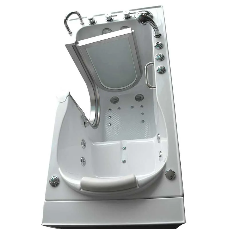 Ella's Bubbles 9305 Deluxe Acrylic Dual Massage Walk-In Tub
