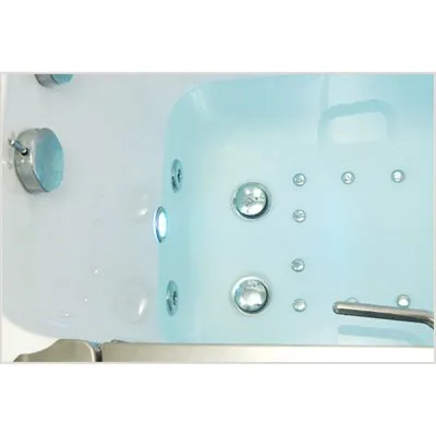 Ella's Bubbles 9305 Deluxe Acrylic Dual Massage Walk-In Tub