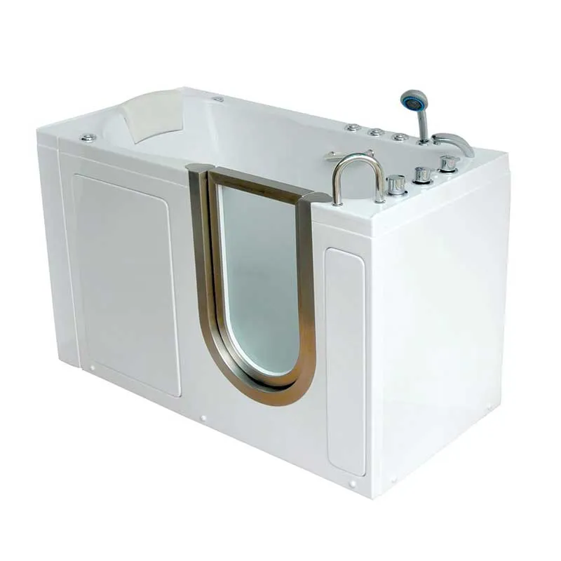 Ella's Bubbles 9305 Deluxe Acrylic Dual Massage Walk-In Tub