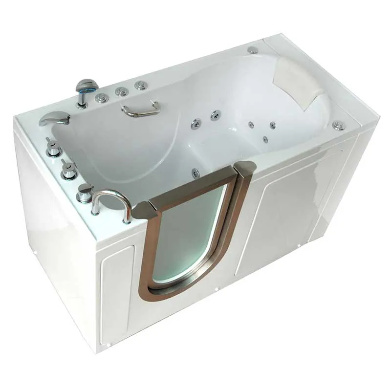 Ella's Bubbles 9305 Deluxe Acrylic Dual Massage Walk-In Tub