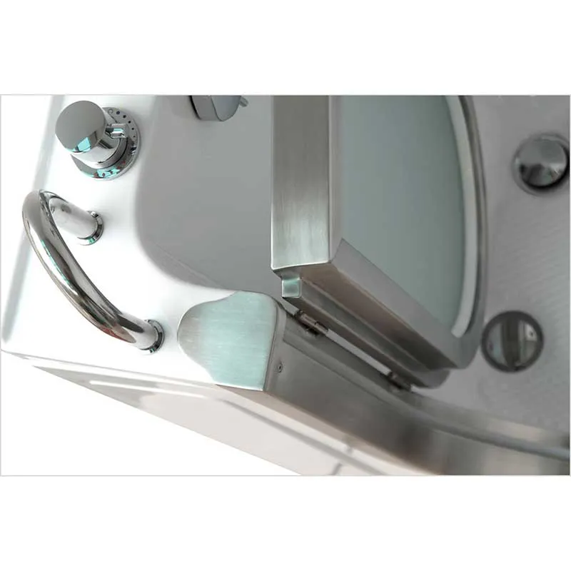 Ella's Bubbles 9305 Deluxe Acrylic Dual Massage Walk-In Tub