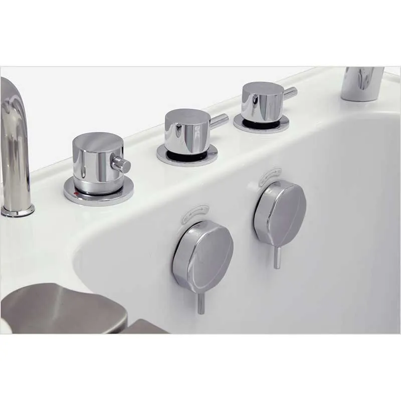 Ella's Bubbles 9305 Deluxe Acrylic Dual Massage Walk-In Tub