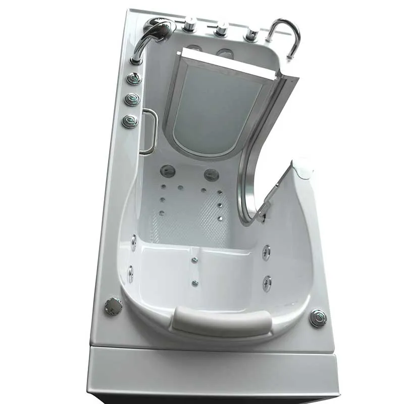 Ella's Bubbles 9305 Deluxe Acrylic Dual Massage Walk-In Tub