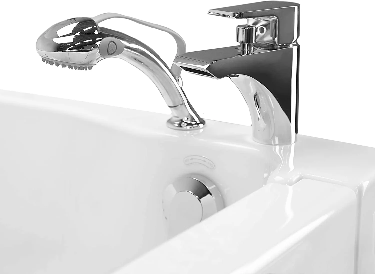 Ellas Bubbles OAF3240D2PR Front Entry Walk in tub, Massage Therapy, 2 Piece Fast Fill Faucet, White