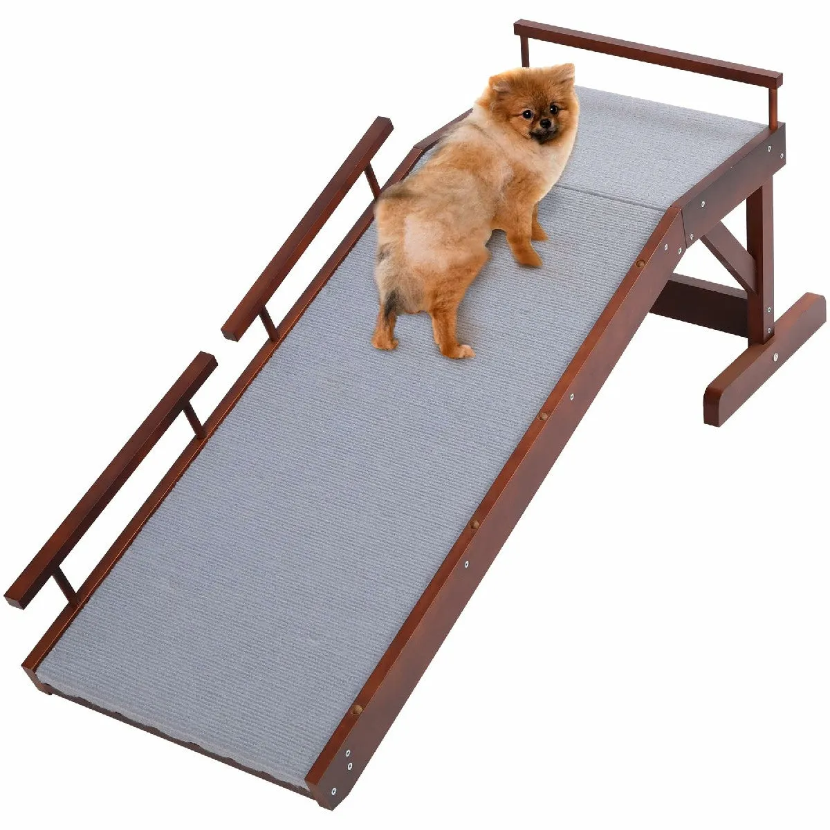 Extra Long Dog Ramp for Bed & Couch, Heavy Duty, Non-Slip