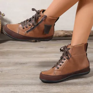 Fleece-lined Snow Ankle Boots