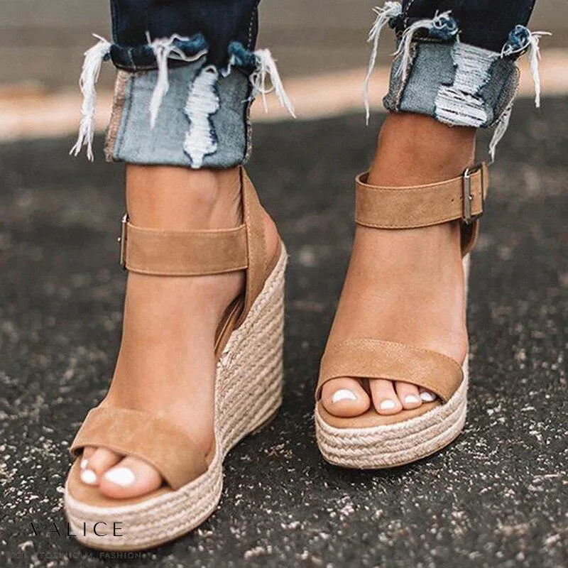 Flo | Wedge Sandals - For A Trendy Summer Look