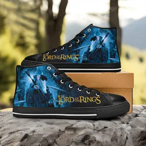 Gandalf Lord of The Rings Shoes High Top Sneakers for Kids and Adults