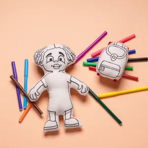 Gender Neutral Doll with Locks