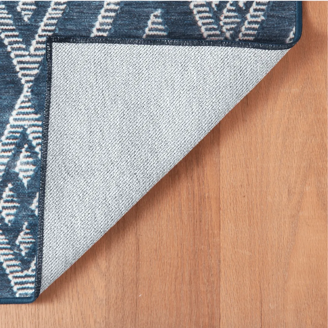 Guthrie Navy Machine Washable Rug