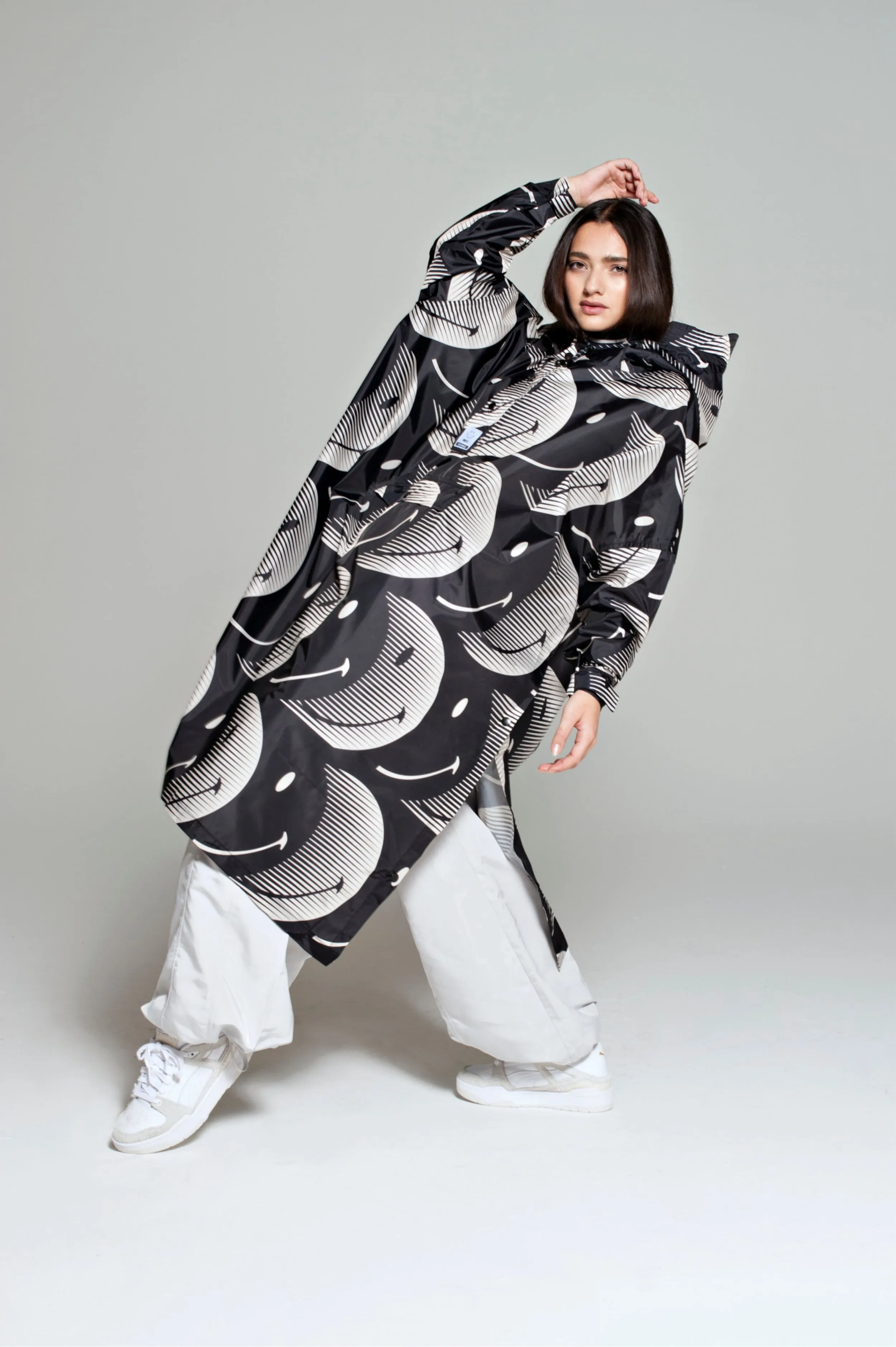 Half Moon x Smiley Rain Poncho