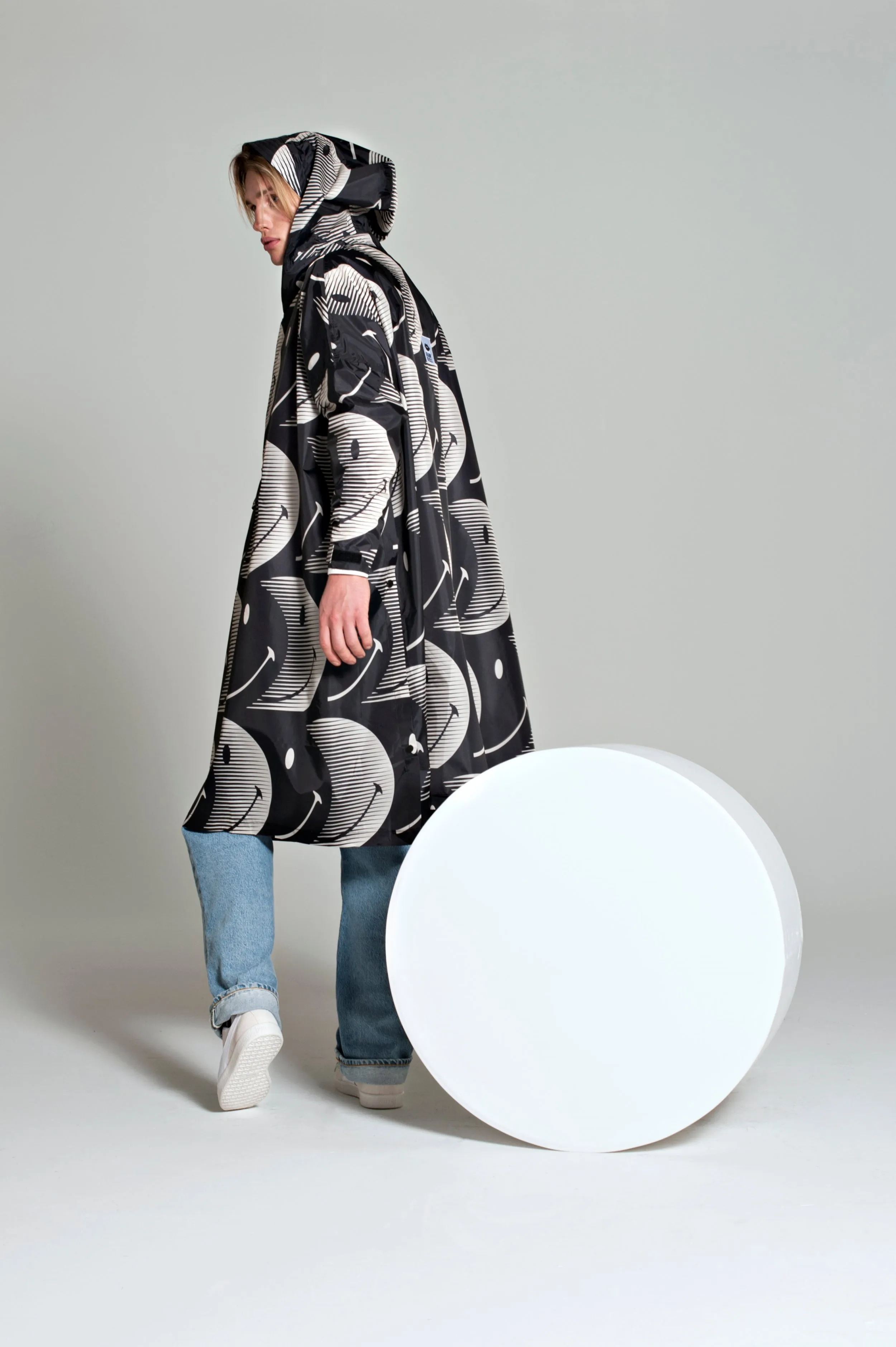 Half Moon x Smiley Rain Poncho
