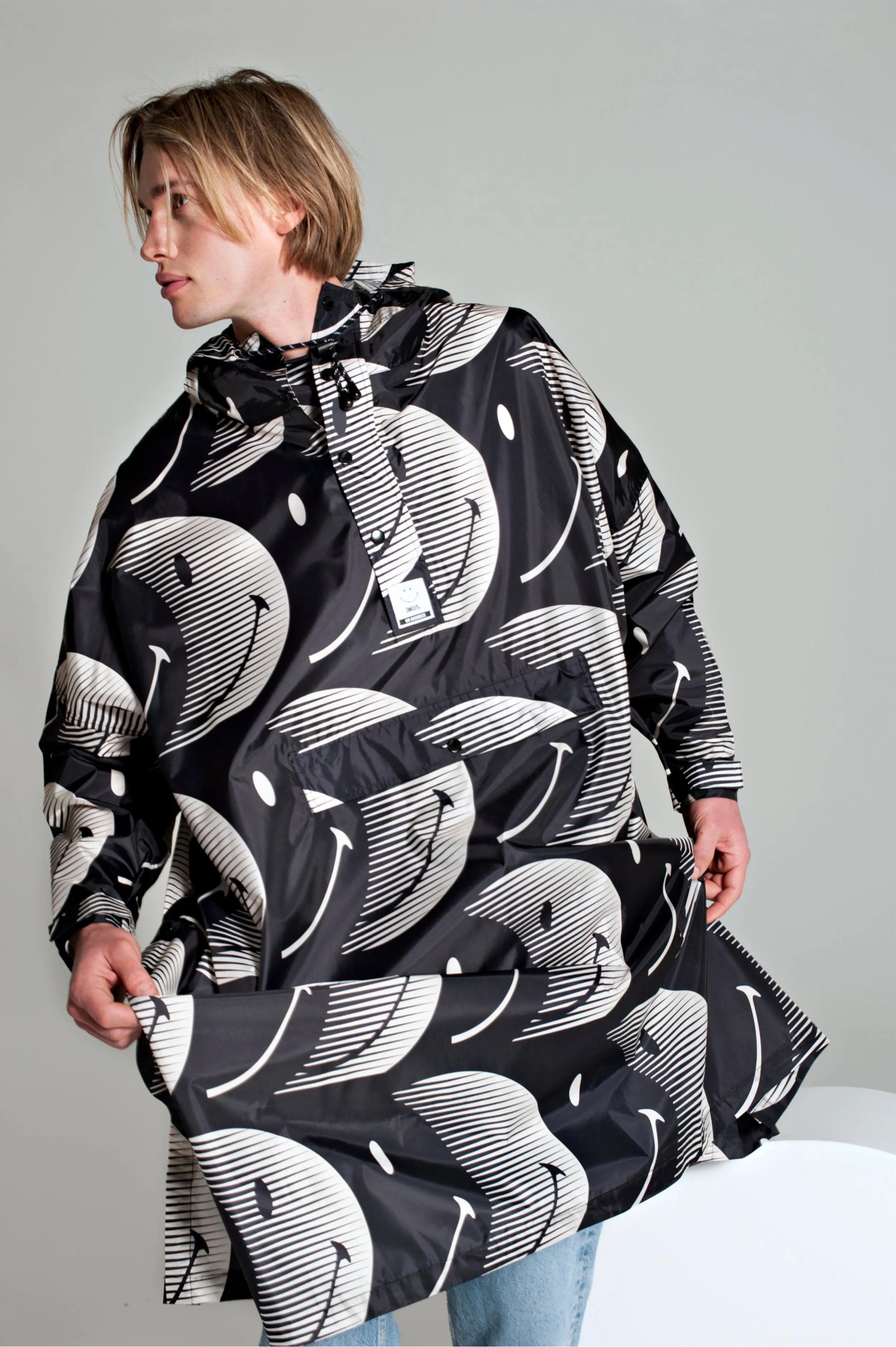 Half Moon x Smiley Rain Poncho