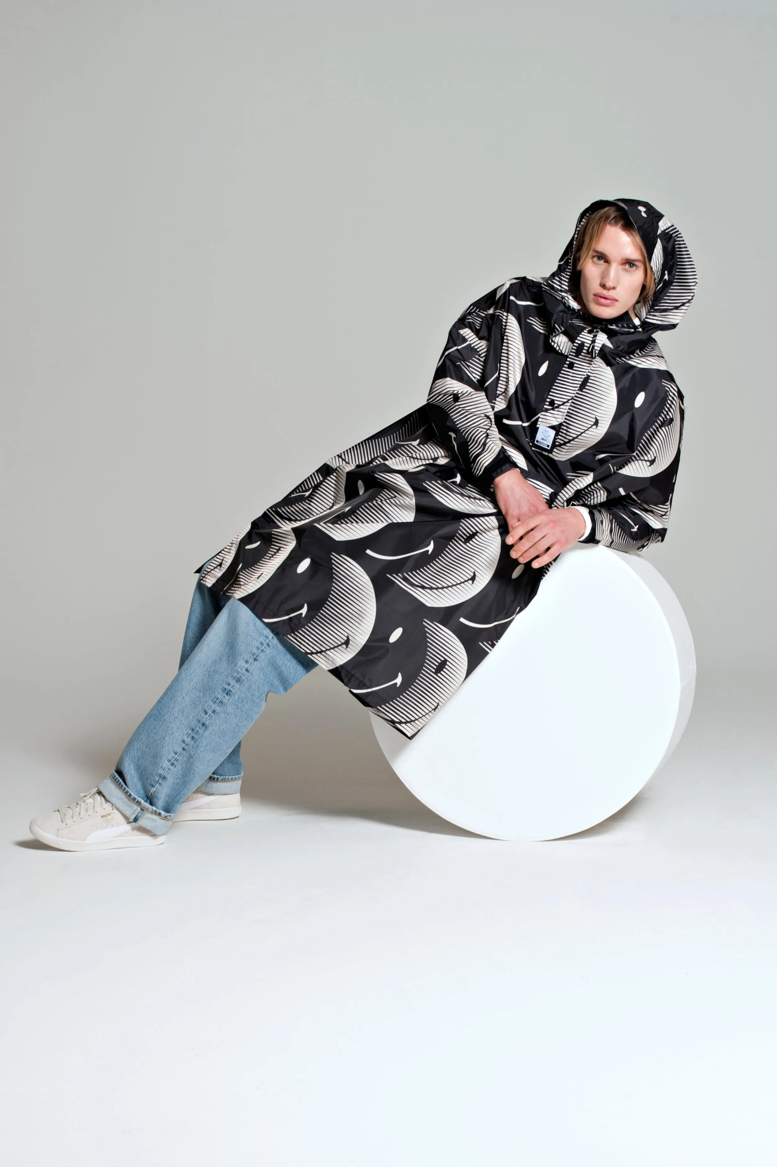 Half Moon x Smiley Rain Poncho