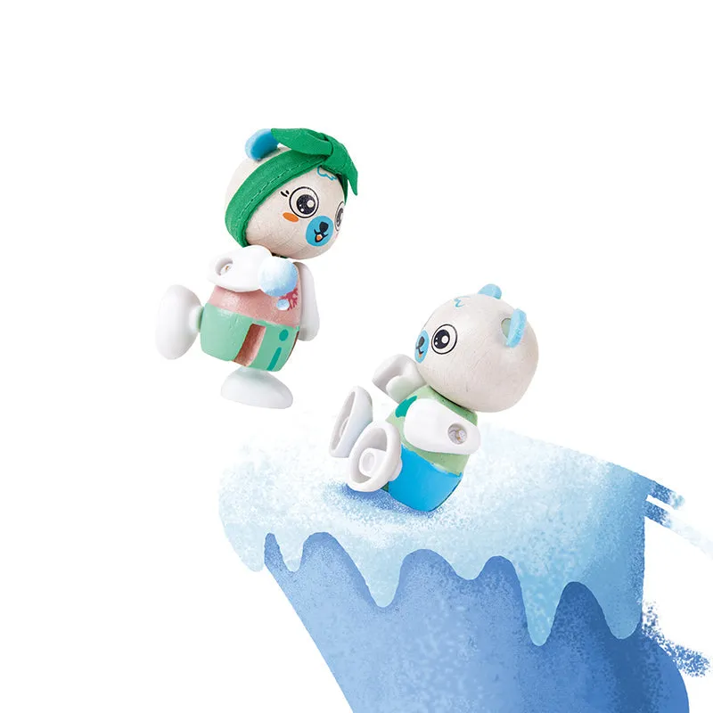 Hape Green Planet Polar Bear Family