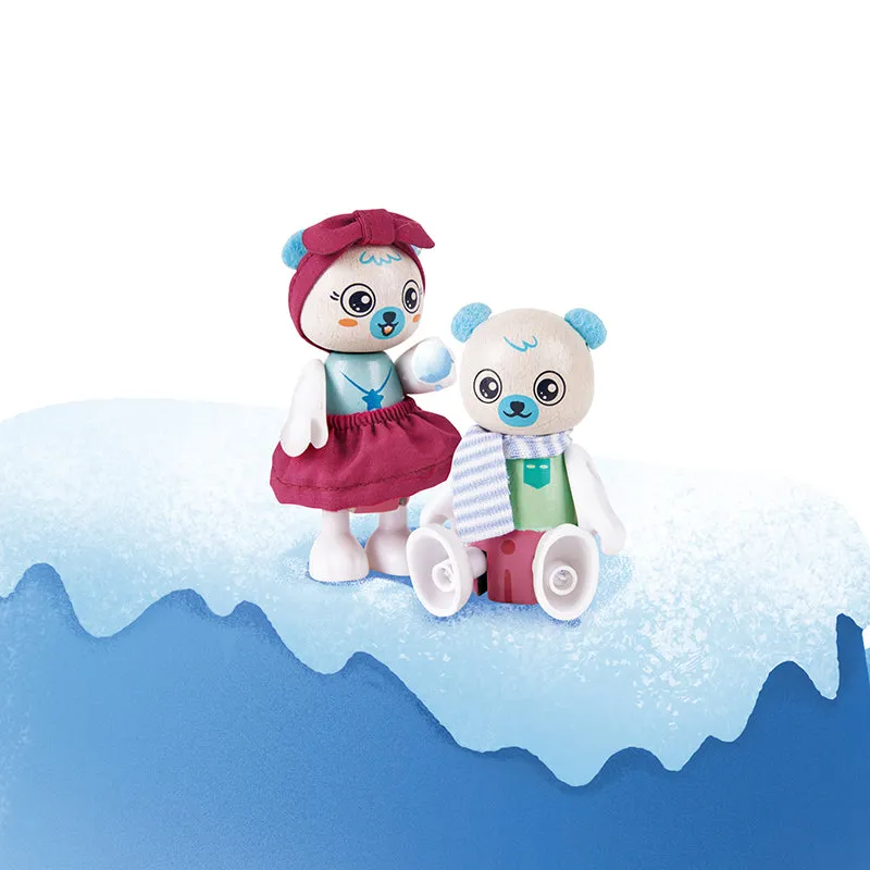 Hape Green Planet Polar Bear Family