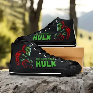 Hulk Shoes High Top Sneakers for Kids and Adults