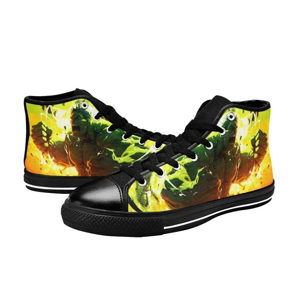 Hulk Smash Shoes High Top Sneakers for Kids and Adults
