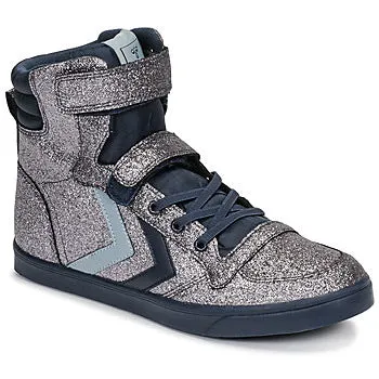 Hummel Purple Slimmer Stadil Glitter Junior High Trainers