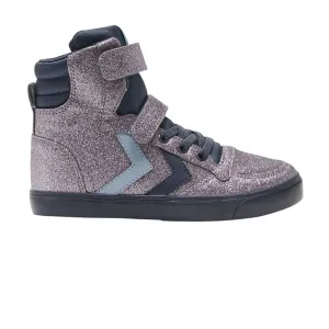 Hummel Purple Slimmer Stadil Glitter Junior High Trainers