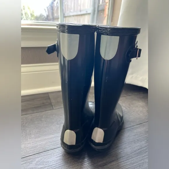 Hunter Kid’s Black Rain Boots size 2