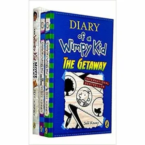 Jeff Kinney Collection Diary of a Wimpy Kid 3 Books Set (The Getaway, The Meltdown, The Wimpy Kid Movie Diary)