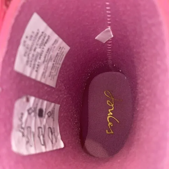 JOULES GIRL'S BABY WELLY PRINT UNICORN PINK RAIN BOOTS SIZE 5