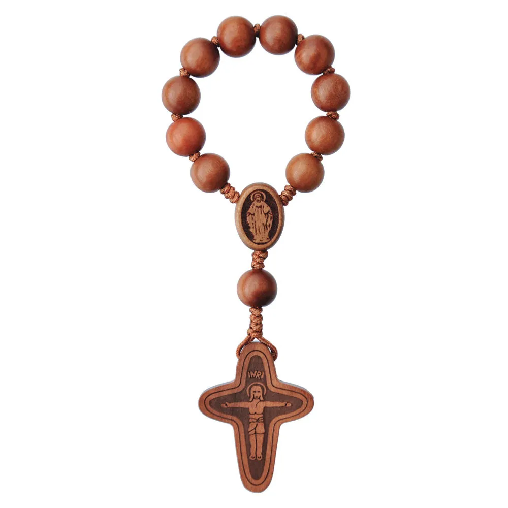 Jujube Wood One Decade Rosary 10MM