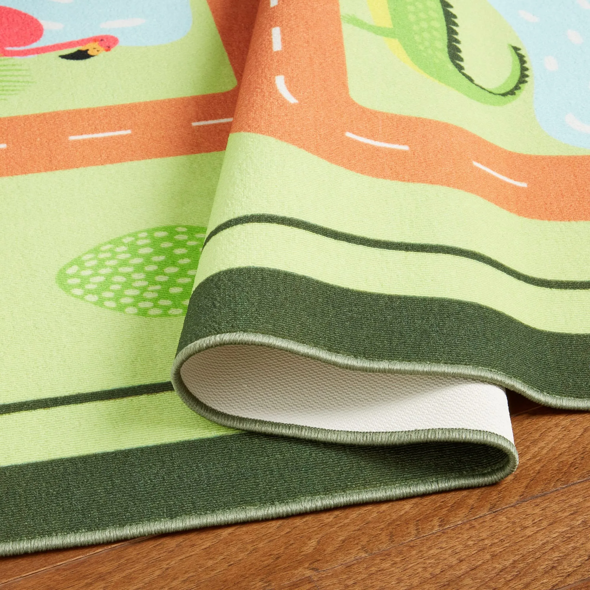 Jungle Road Kids Machine Washable Area Rug