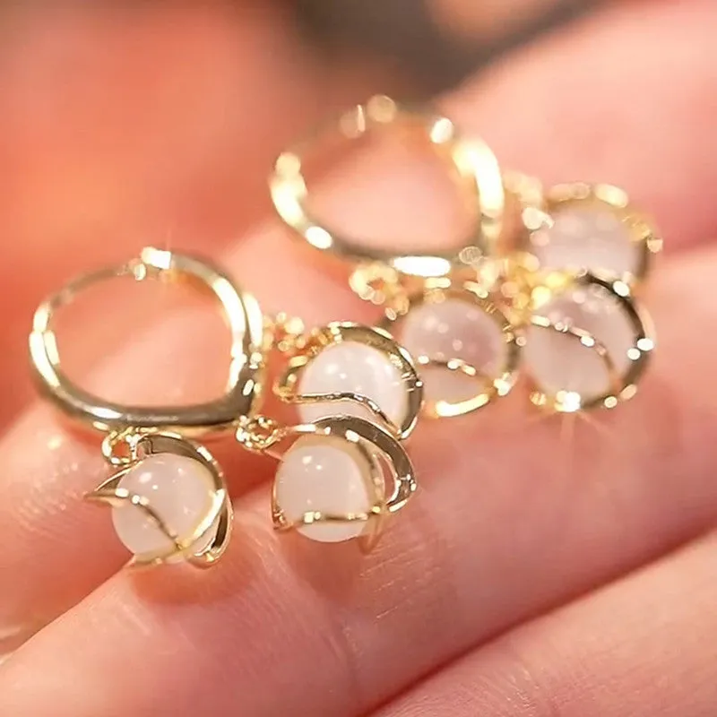 Just Lil Things  Gold Pin Earrings jlt11273