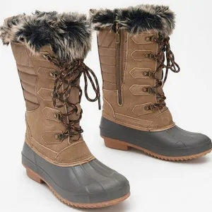 ☆Khombu Brown Fur Snow Boots☆