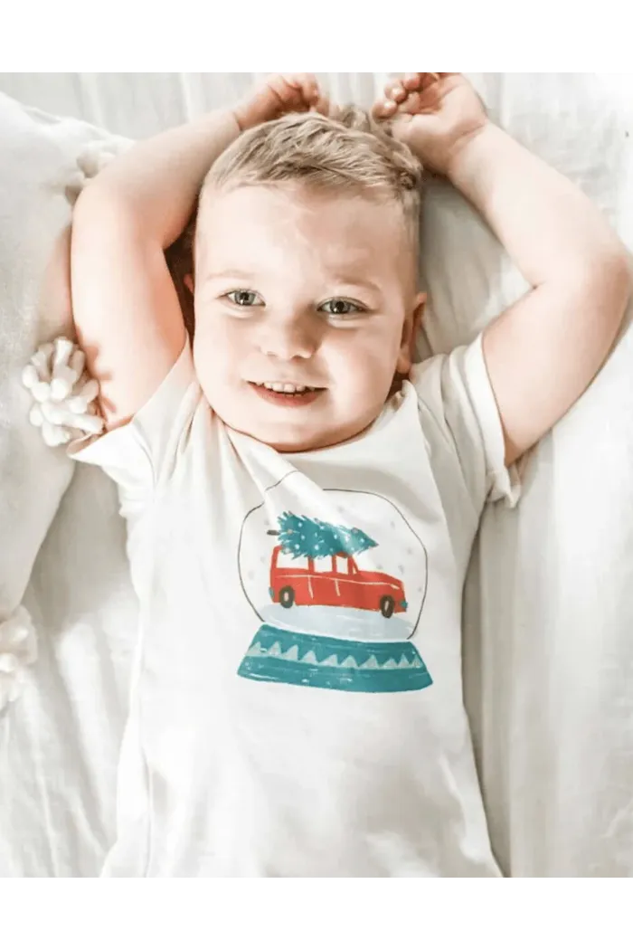 Kid Toddler Graphic Tee | Snow Globe
