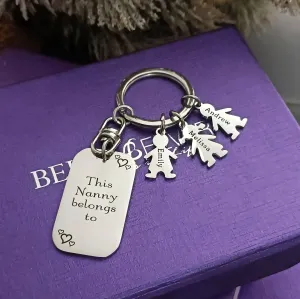 Kids Love Keyring Tag - (One charm is included)